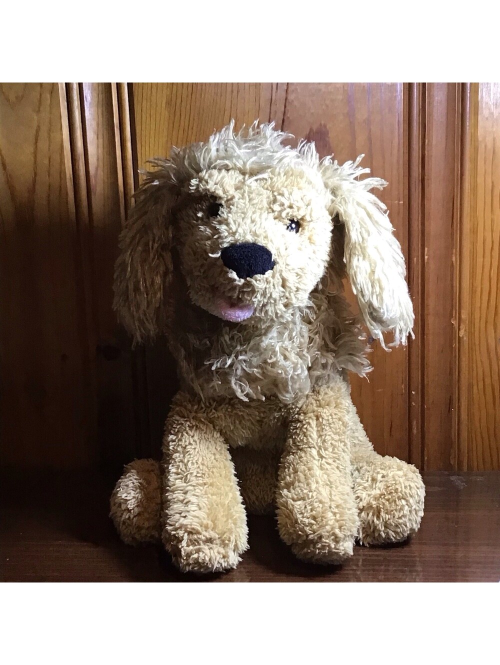 Gund Brinks Lion Dog Shaggy Tan Puppy Plush Stuffed Animal #4040179